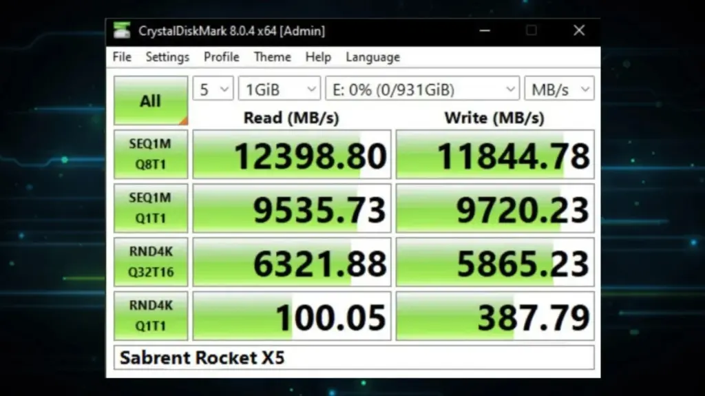 PCIe 5.0 SSD