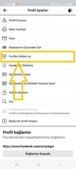 Facebook profil kilidi nasıl kaldırılır?