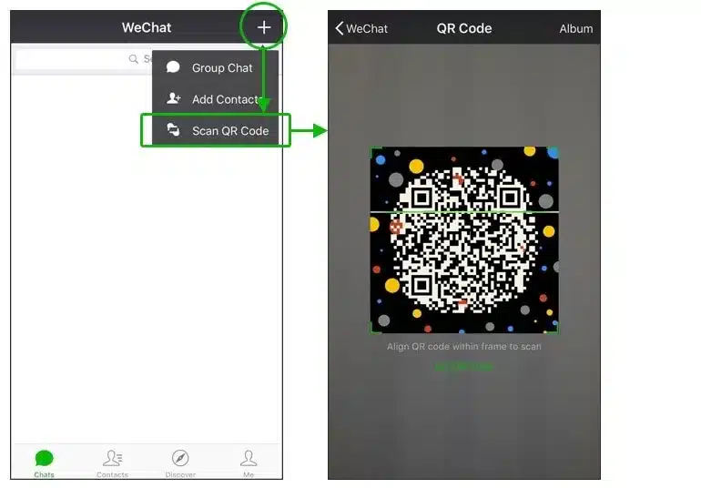 WeChat QR kodları nasıl taranır?